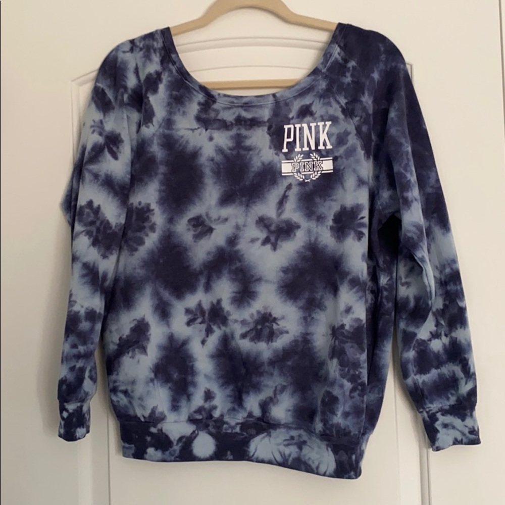 PINK tye dye sweater